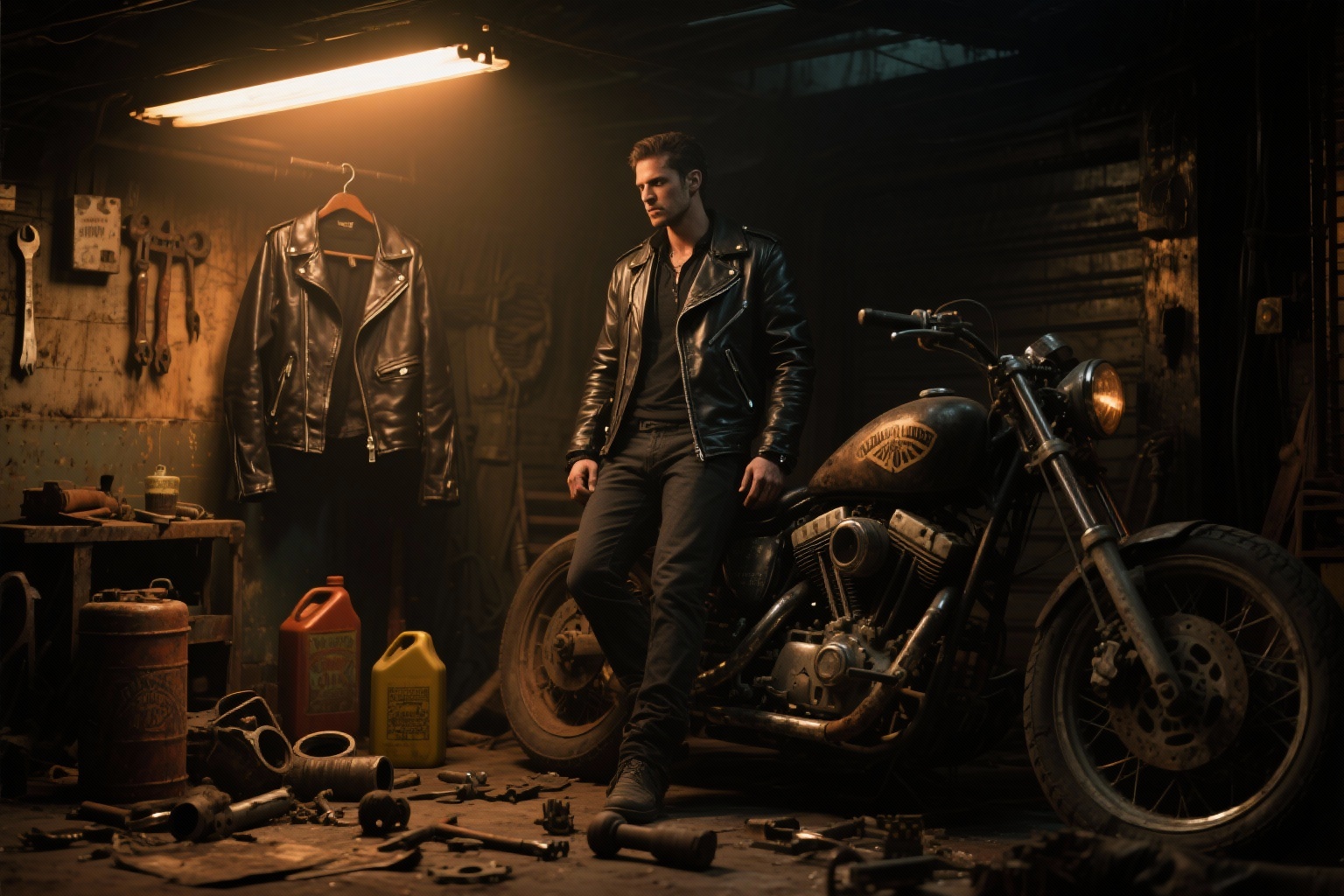 Dark romance atmosphere